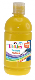 The Littlies Tempera Τέμπερα Ζωγραφικής Κίτρινη σε Μπουκάλι 500ml 646126
