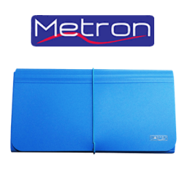 METRON ΓΡΑΜΜΑΤΙΟΘΗΚΗ ΛΑΣΤΙΧΟ ΠΛΑΣΤΙΚΗ 12 ΘΕΣΕΩΝ ΜΠΛΕ