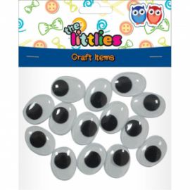 ΜΑΤΑΚΙΑ ΧΕΙΡΟΤΕΧΝΙΑΣ THE LITTLIES ΣΤΡΟΓΓΥΛΑ ΚΙΝΟΥΜΕΝΑ 20X15MM 14 ΤΜΧ. 646601