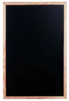 Πίνακας Κιμωλίας Describo Με Ξύλινο Πλαίσιο 60x90cm ΜΑΥΡΟΣ