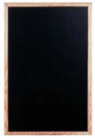 Πίνακας Κιμωλίας Describo Με Ξύλινο Πλαίσιο 40x60cm ΜΑΥΡΟΣ