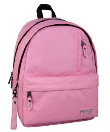  Τσάντα Πλάτης Must Team Monochrome rPET με 2 Κεντρικές Θήκες 32x19x42 εκ Ροζ Απαλό με Γκρι 000586419