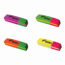 Γόμα Δίχρωμη Νέον The littlies σε 4 Χρώματα  646759