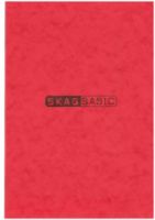 Τετράδιο Skag Basic Πρεσπάν Ριγέ A4 40 Φύλλα  277181-2 Κόκκινο