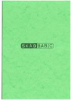 Τετράδιο Skag Basic Πρεσπάν Ριγέ A4 40 Φύλλα  277181-6 Λαχανι