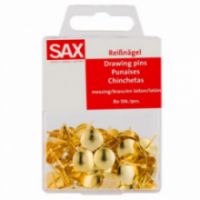 Πινέζες Sax χρυσές Μεταλλικές 80τεμ. 5-813-01