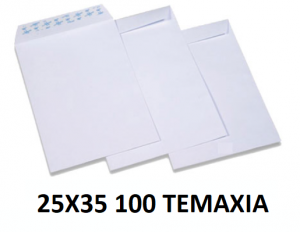 Φάκελος Αλληλογραφίας Λευκός Σακούλα 25x35 cm  100Τεμάχια
