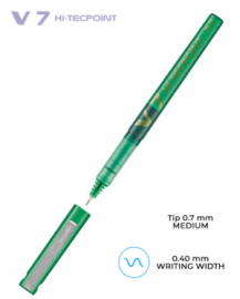 PILOT ΣΤΥΛΟ ΥΓΡΗΣ ΜΕΛΑΝΗΣ V7 HI-TECPOINT 0.7mm ΠΡΑΣΙΝΟ BX-V7G