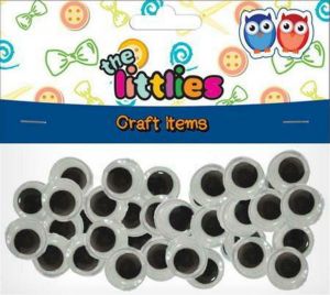 Ματάκια Kινούμενα 12mm 100τεμ The Littlies 646600