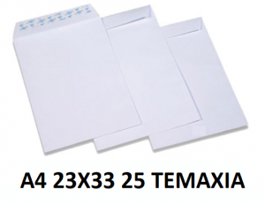  Φάκελος Αλληλογραφίας Λευκός Σακούλα Α4 23x33 cm 25 Τεμάχια