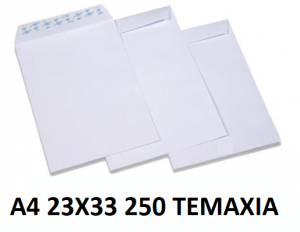  Φάκελος Αλληλογραφίας Λευκός Σακούλα Α4 23x33 cm 250 Τεμάχια