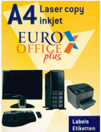  Αυτοκόλλητες Ετικέτες Α4 Euro Office 48.3X25.4mm 100φ