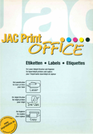 Αυτοκόλλητες  Ετικέτες Εκτύπωσης Α4 JAK PRINT 70x16,9mm 100φ