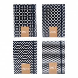 ΗΜΕΡΟΛΟΓΙΟ ΗΜΕΡ.12X17ΕΚ 4ΣΧΕΔΙΑ MUST TEAM BLACK AND WHITE 000587891