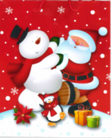 Χριστουγεννιάτικη Χάρτινη Σακούλα Δώρου Μικρή 17,5Χ24 Διάφορα Σχέδια