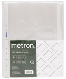 METRON ΖΕΛΑΤΙΝΗ Π Α4 ENIΣXΥΜΕΝΗ 100Τ. 35mik 57100