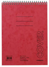 Μπλοκ Σημειώσεων Σπιράλ Ορθιο 10Χ14 80φ COVER Διαφορα