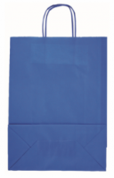  Χάρτινη Σακούλα Δώρου Μεσαία 24,5x34x12,5 Μπλε