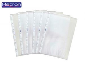 Metron Α5 Ζελατίνες  Τύπου "Π" A5 με Τρύπες και με Ενίσχυση 70mic 100τεμ 57178