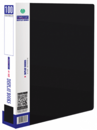 Metron Ντοσιέ Σουπλ Α4 με 100 Διαφάνειες Μαύρο  907.090796