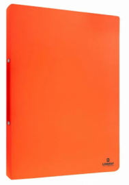 FLUO Κλασέρ Logigraf PP για 17x25 2cm 2 Κρίκους Πορτοκαλι 07-17-01-05