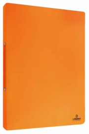 SPRING Κλασέρ Logigraf PP για 17x25 2cm 2 Κρίκους Πορτοκαλι 07-17-03-05