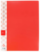 BASIC Nτοσιέ Σουπλ LOGIGRAF με 20 Διαφανείς Θήκες, Α4 - Kόκκινο 07-10-20-01