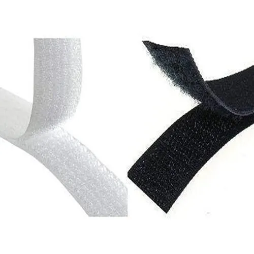 Αυτοκόλλητες Ταινίες Velcro Σετ 2 μαύρο & άσπρο 2cm X 1.15 ΜW-7522