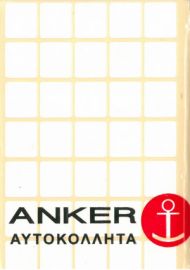 Λευκές Αυτοκόλλητες Ετικέτες ANKER No6 18x20