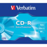 Verbatim CD-R 80 700MB 52x Data Life Slim Case